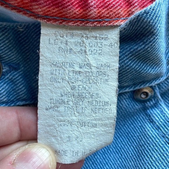 VTG 90s Revival Shorts 10 Bermuda 28” waist ColorBlock Blue Striped Indie 5” - Picture 10 of 15